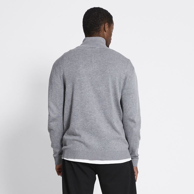 Half-zip knit sweater "Thin"
